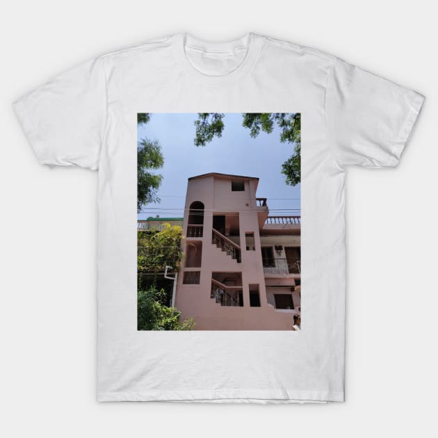 pretty pink building T-Shirt by stupidpotato1